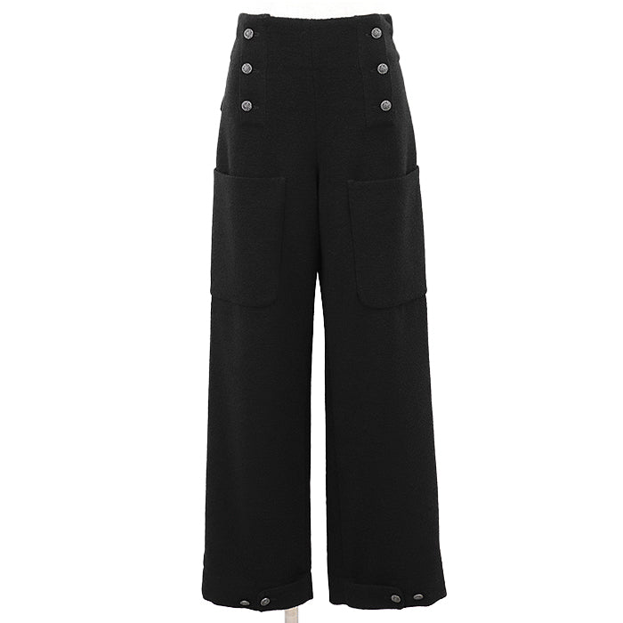 Chanel P44256 Tweed Wool Blend Pants