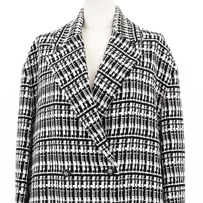 Chanel P78886 Tweed Long Jacket