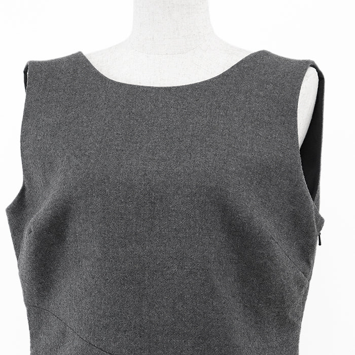 Christian Dior Asymmetrical Wool Dress