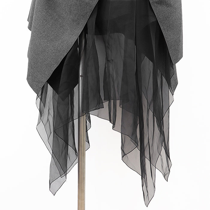 Christian Dior Asymmetrical Wool Dress