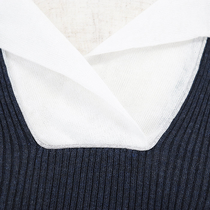 Chanel 08C P32410 Cotton Blend Knit Top
