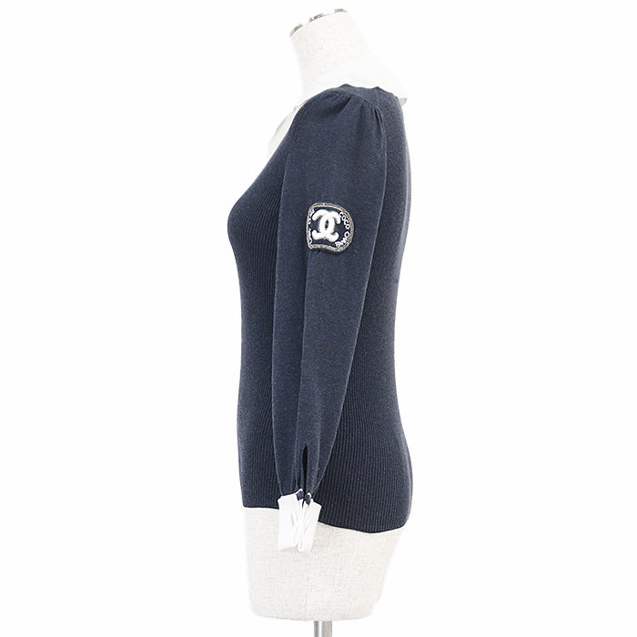 Chanel 08C P32410 Cotton Blend Knit Top