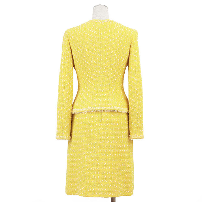 Chanel Tweed Wool Cotton 2way Set Up
