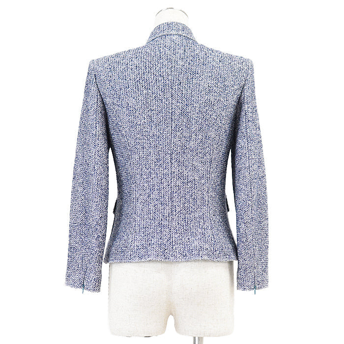 Chanel 03P P21056 Tweed Linen Cotton Jacket