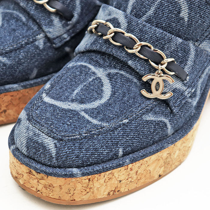 Chanel Loafer Denim Loafer