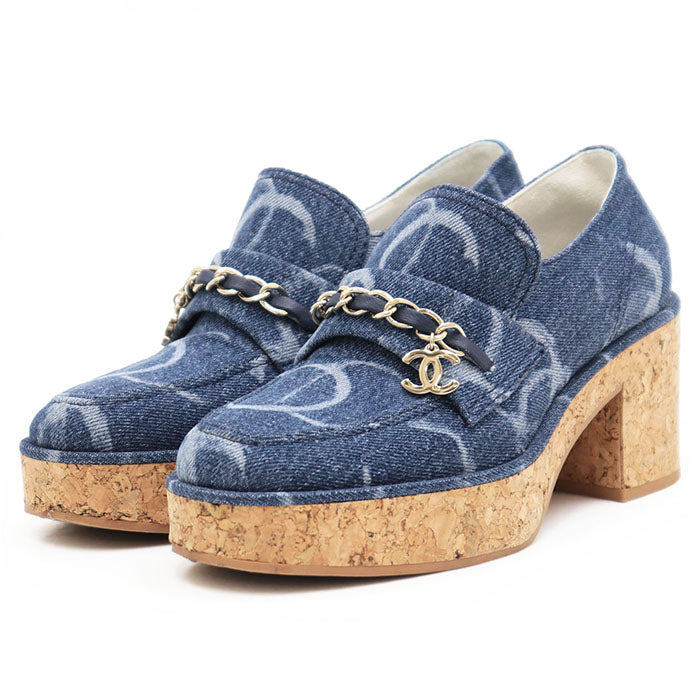 Chanel Loafer Denim Loafer