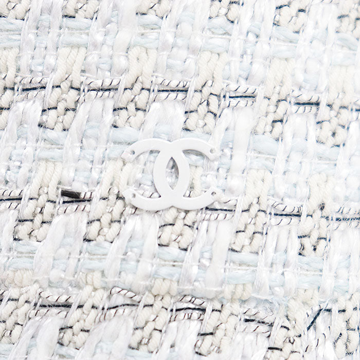Chanel Tweed Cotton Linen Skirt