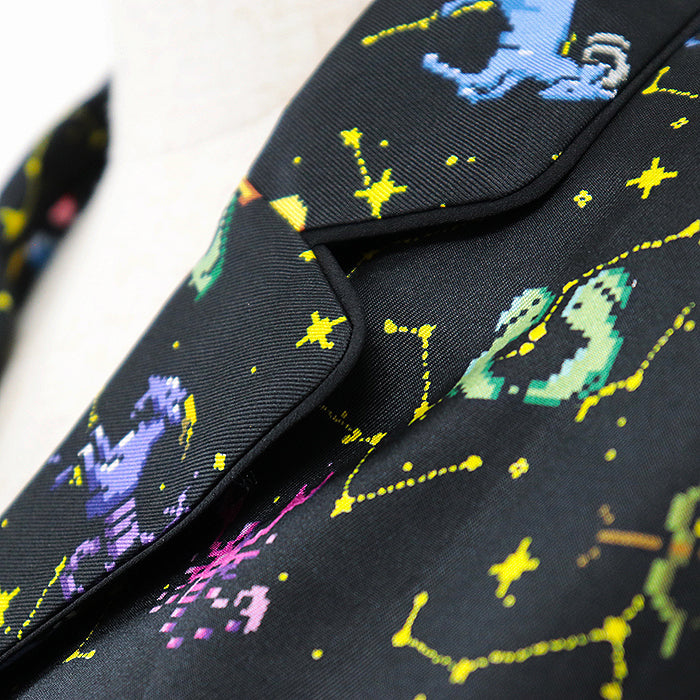 Christian Dior Zodiac Pixel Silk Twill Shirt