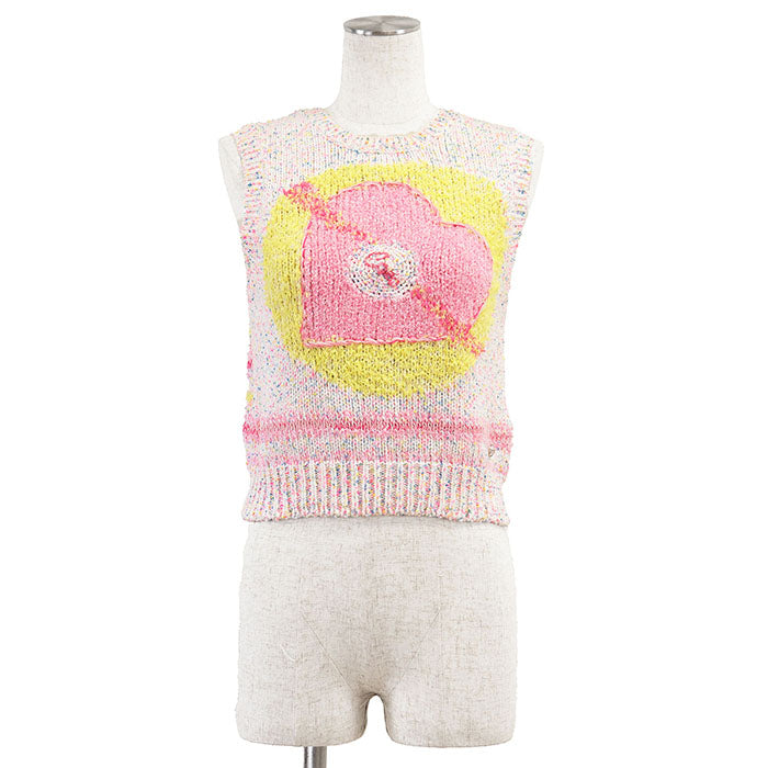 Chanel P76454 Cotton Blend Knit Vest