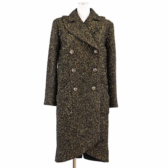 Chanel Métiers d'Art Paris-Egypte Metallic Tweed Coat