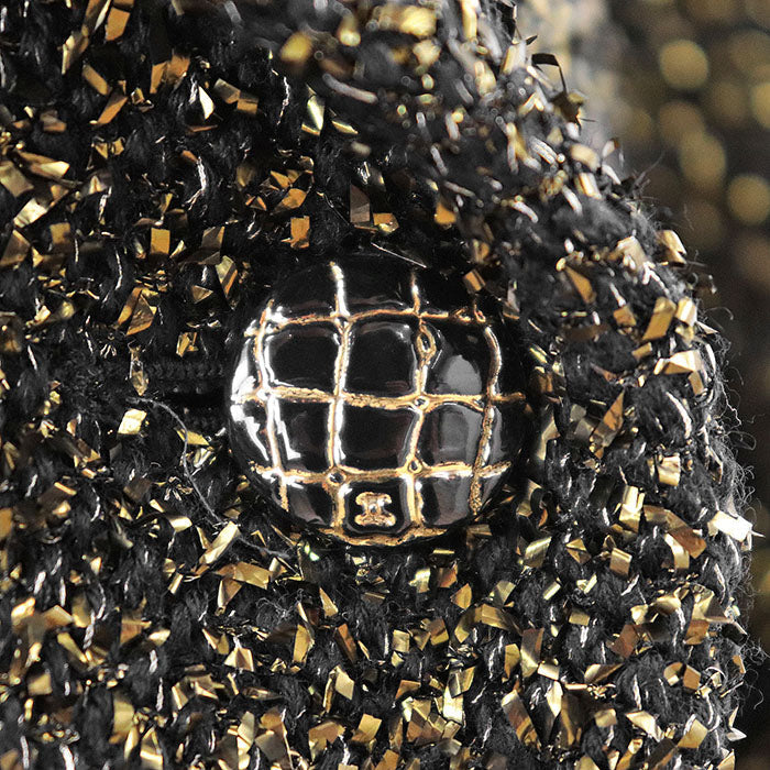 Chanel Métiers d'Art Paris-Egypte Metallic Tweed Coat