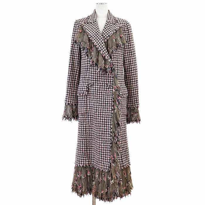 Chanel Wool Silk Long Coat