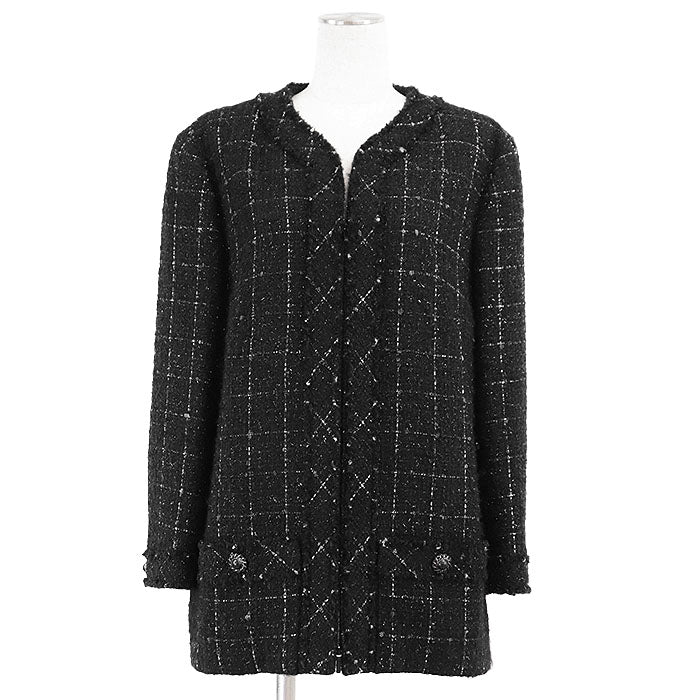 Chanel HOMME Fantaisie Tweed Wool Blend Jacket