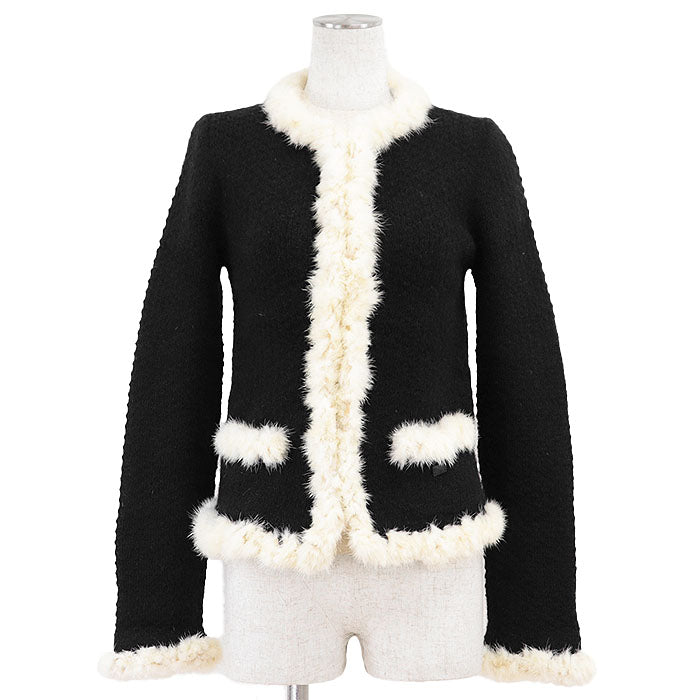 Chanel Mohair Blend Knit igan Jacket