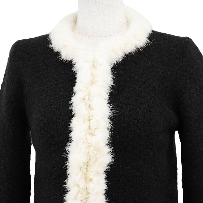 Chanel Mohair Blend Knit igan Jacket