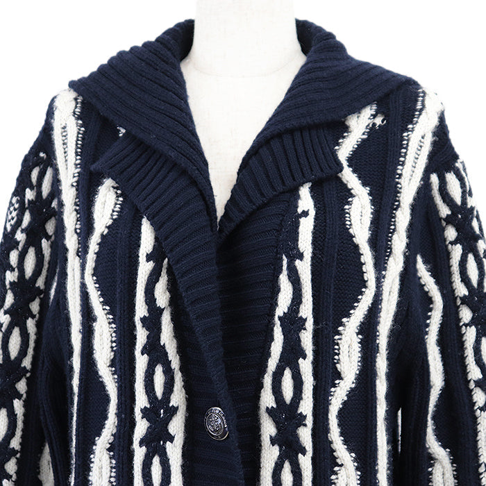Chanel P59195 Wool Cashmere Knit igan