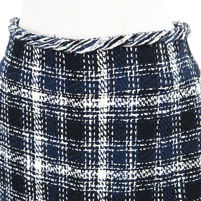 Chanel P58734 Tweed Cotton Linen Silk Skirt
