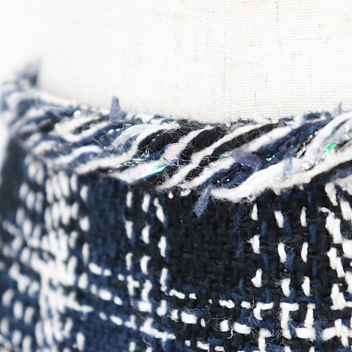 Chanel P58734 Tweed Cotton Linen Silk Skirt