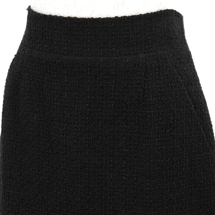 Chanel 09C P34889 Tweed Wool Skirt