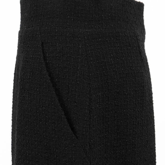 Chanel 09C P34889 Tweed Wool Skirt