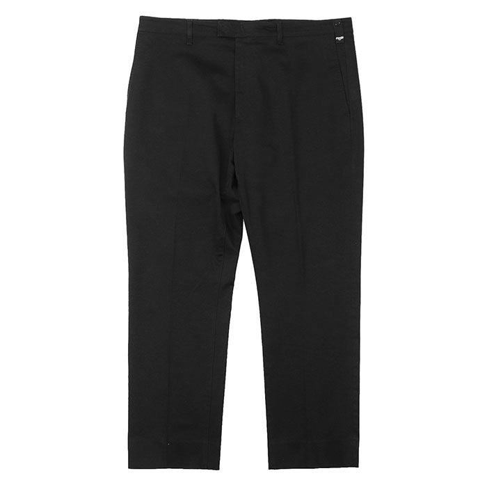 Fendi Embroidered Cotton Twill Trousers