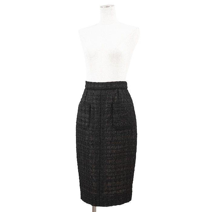 Chanel P43711 Tweed Mesh Skirt