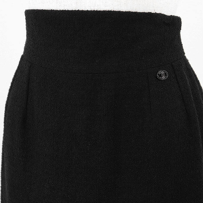 Chanel 09P P35515 Tweed Linen Blend Skirt