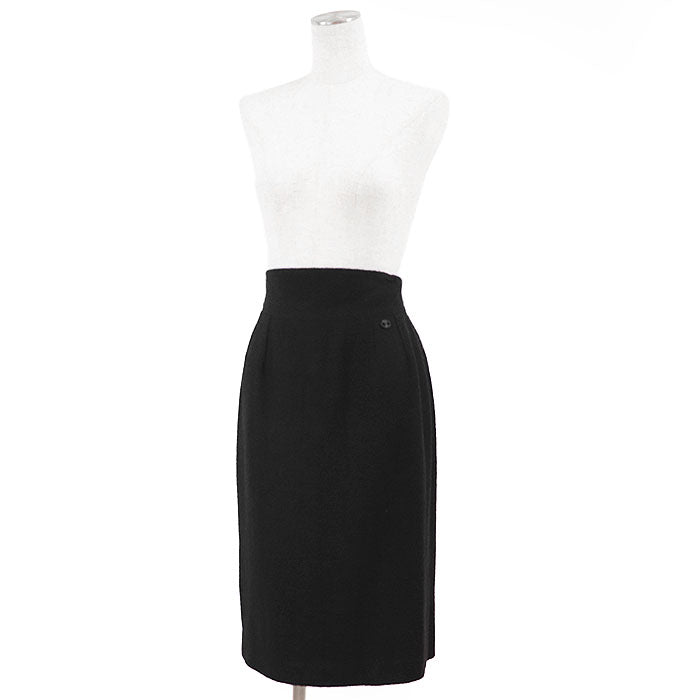 Chanel 09P P35515 Tweed Linen Blend Skirt