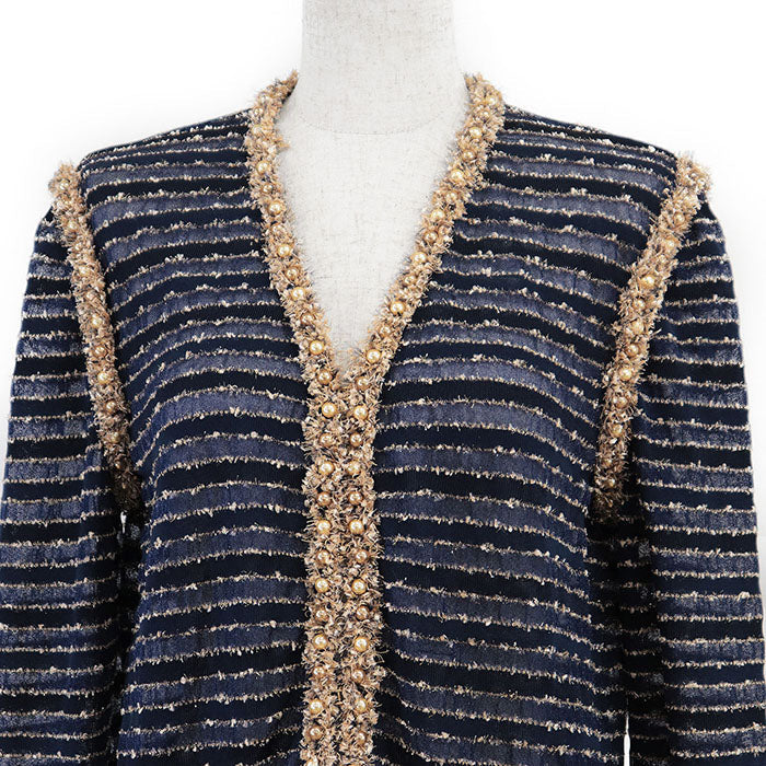 Chanel P50939 Knit Tweed Jacket