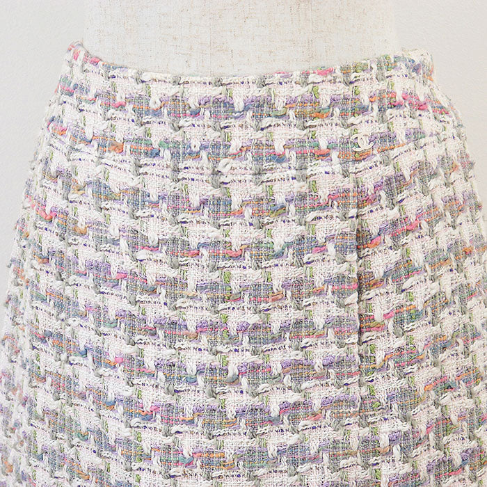 Chanel Tweed Cotton Blend Skirt