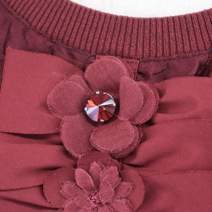 Fendi Flower Jacquard Wool Blend Top