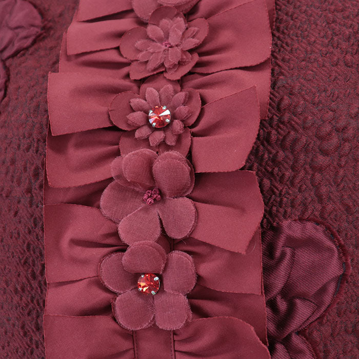 Fendi Flower Jacquard Wool Blend Top