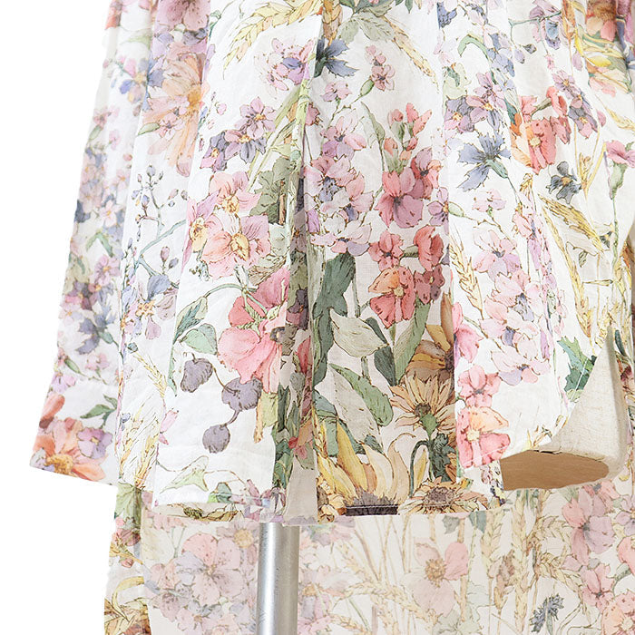 Christian Dior Embroidery Cotton Long Shirt