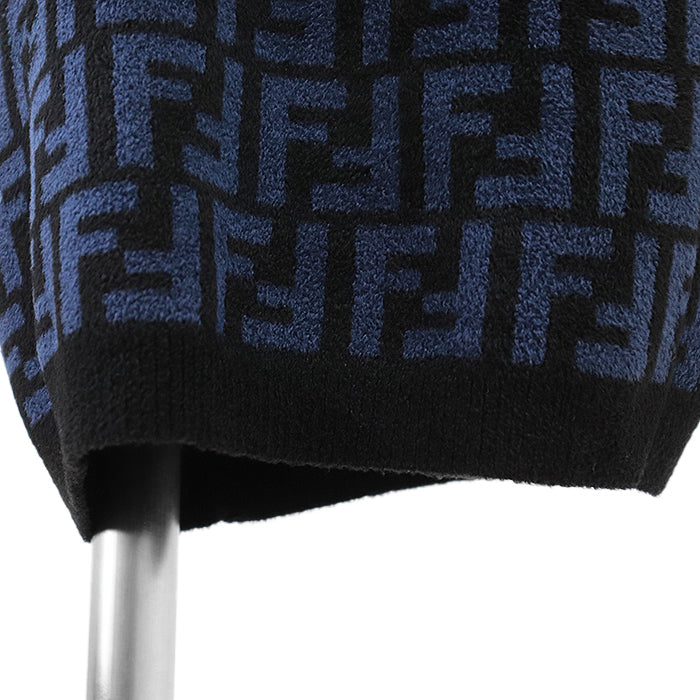 Fendi FF Zucca Micro Pile Jacquard Dress