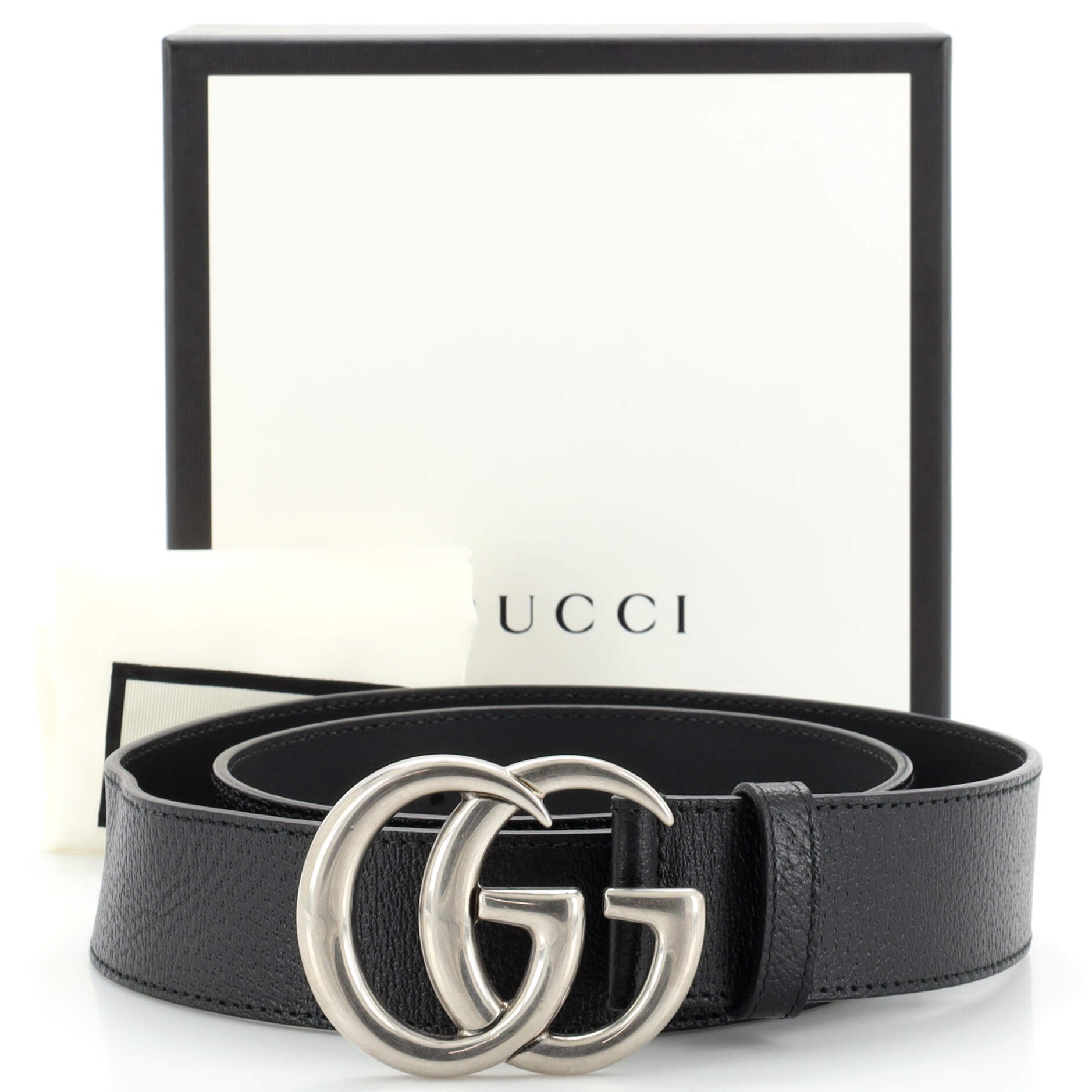 GG Marmont Belt Leather Medium 95