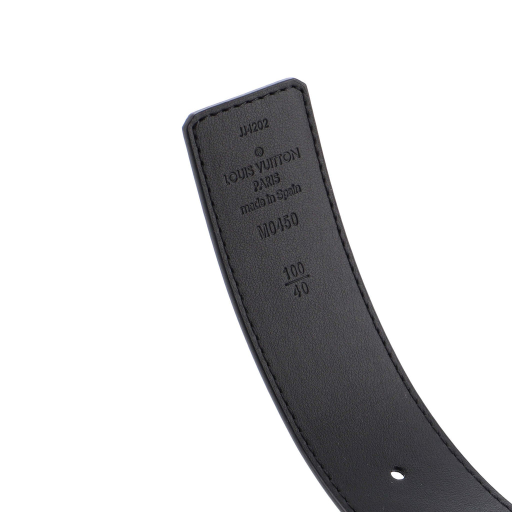LV Initiales Reversible Belt Monogram Eclipse Canvas Medium 100