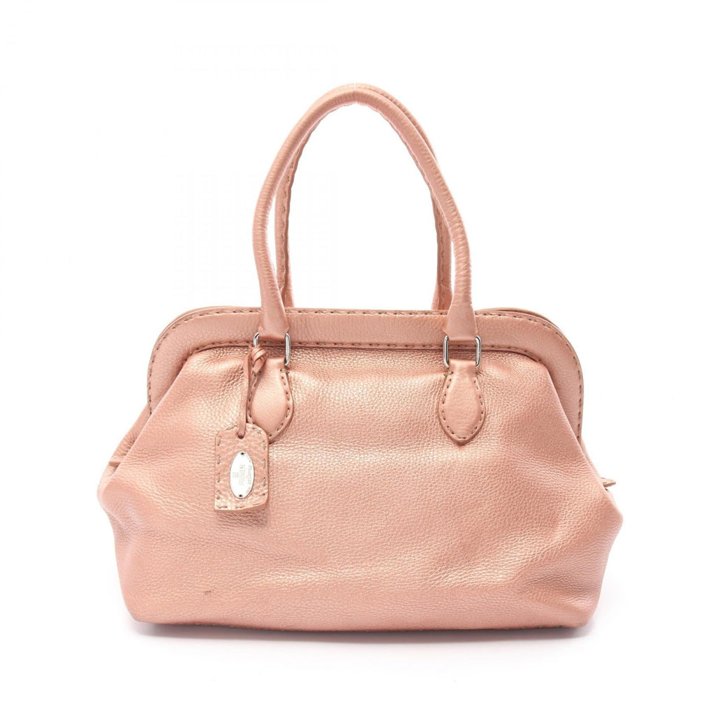 Fendi Selleria Doctor's Bag Leather Handbag