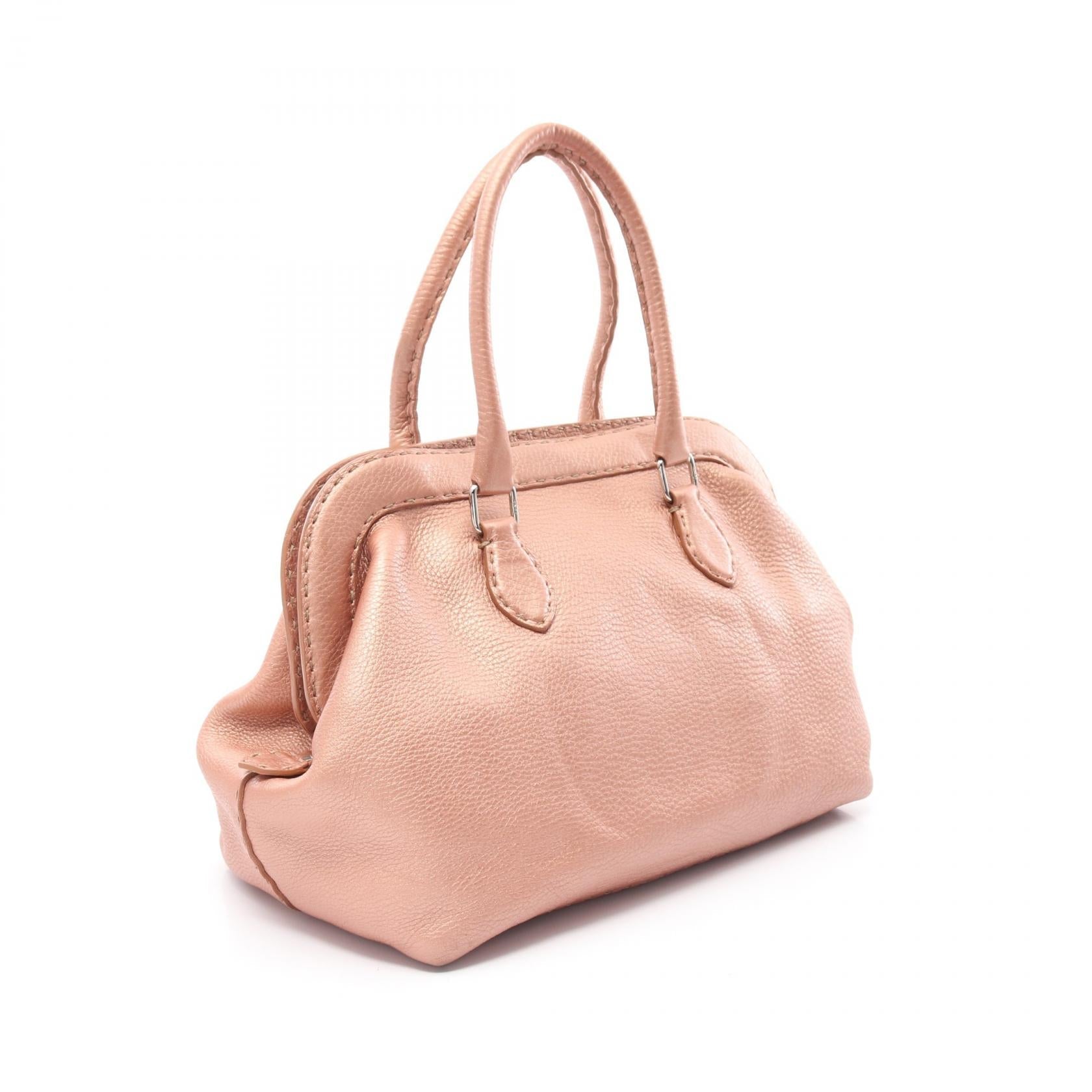 Fendi Selleria Doctor's Bag Leather Handbag
