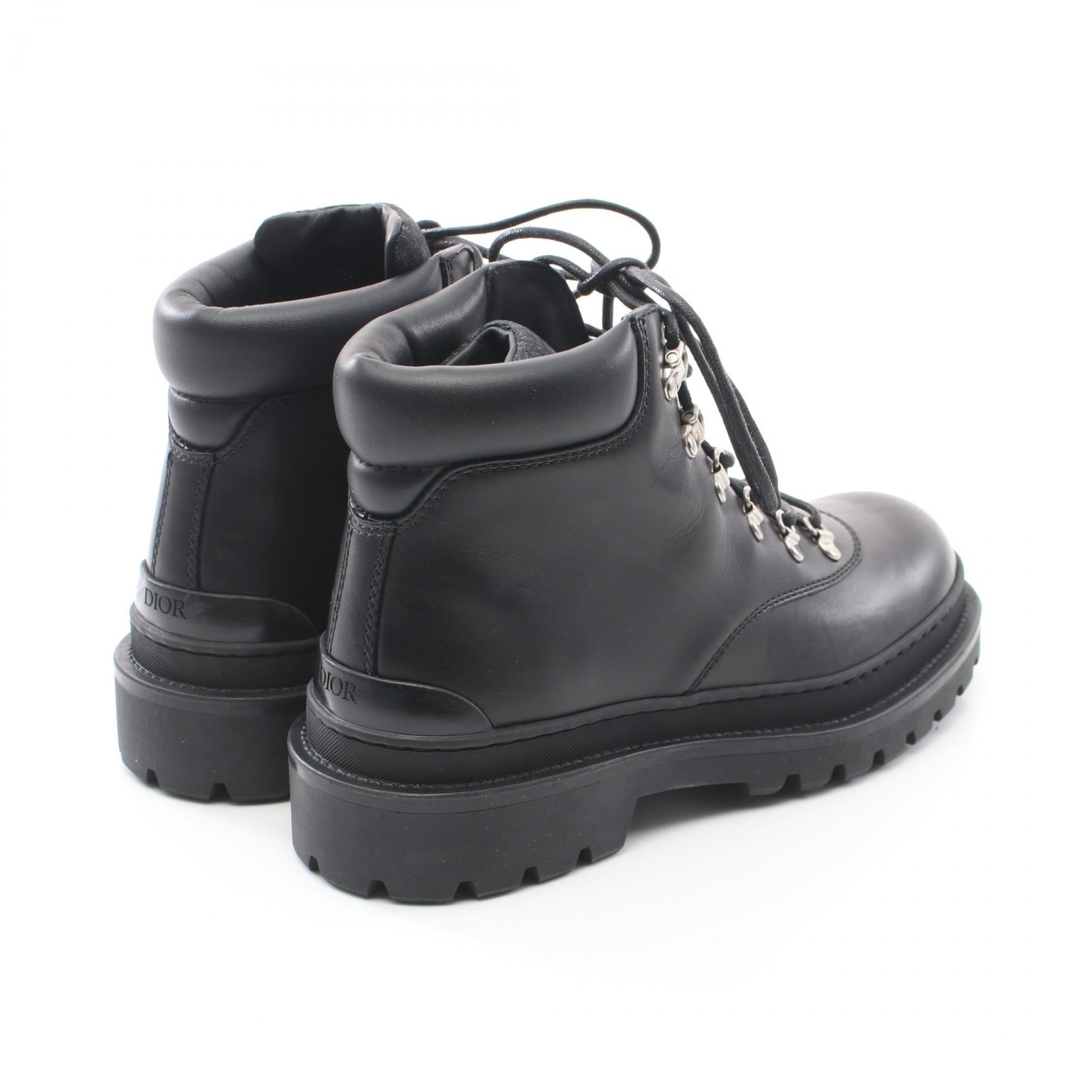 Dior Leather Canvas Boots