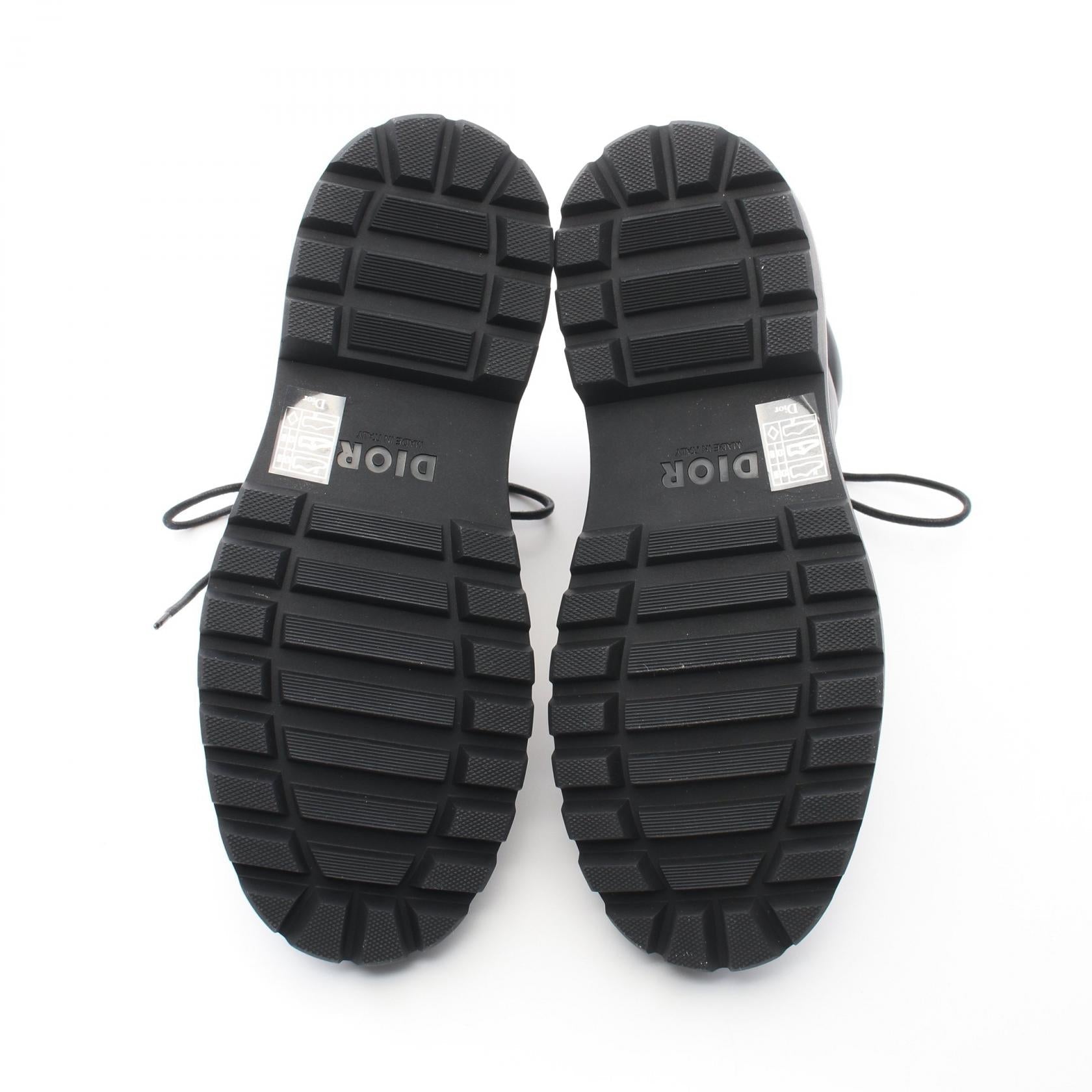 Dior Leather Canvas Boots