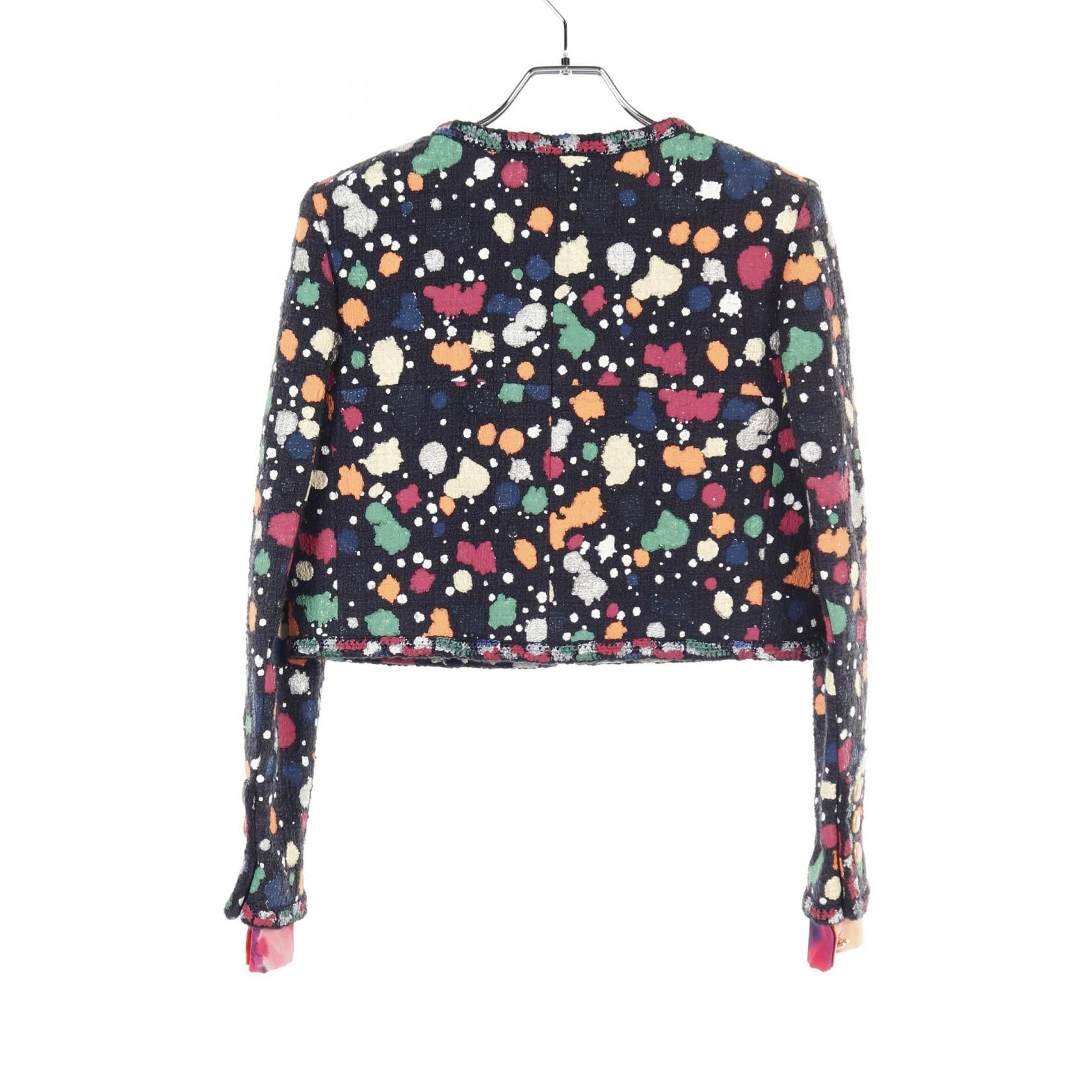 Chanel Coco Mark Button Cotton Jacket