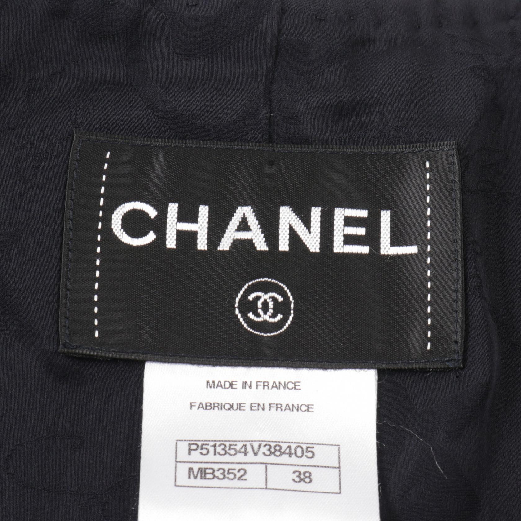 Chanel Coco Mark Button Cotton Jacket