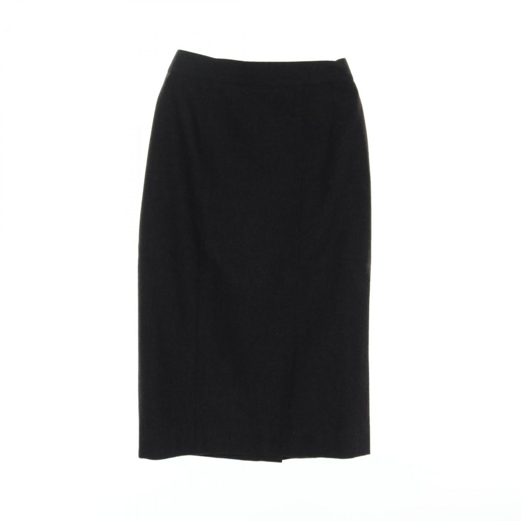Chanel Coco Mark Button Wool Skirt