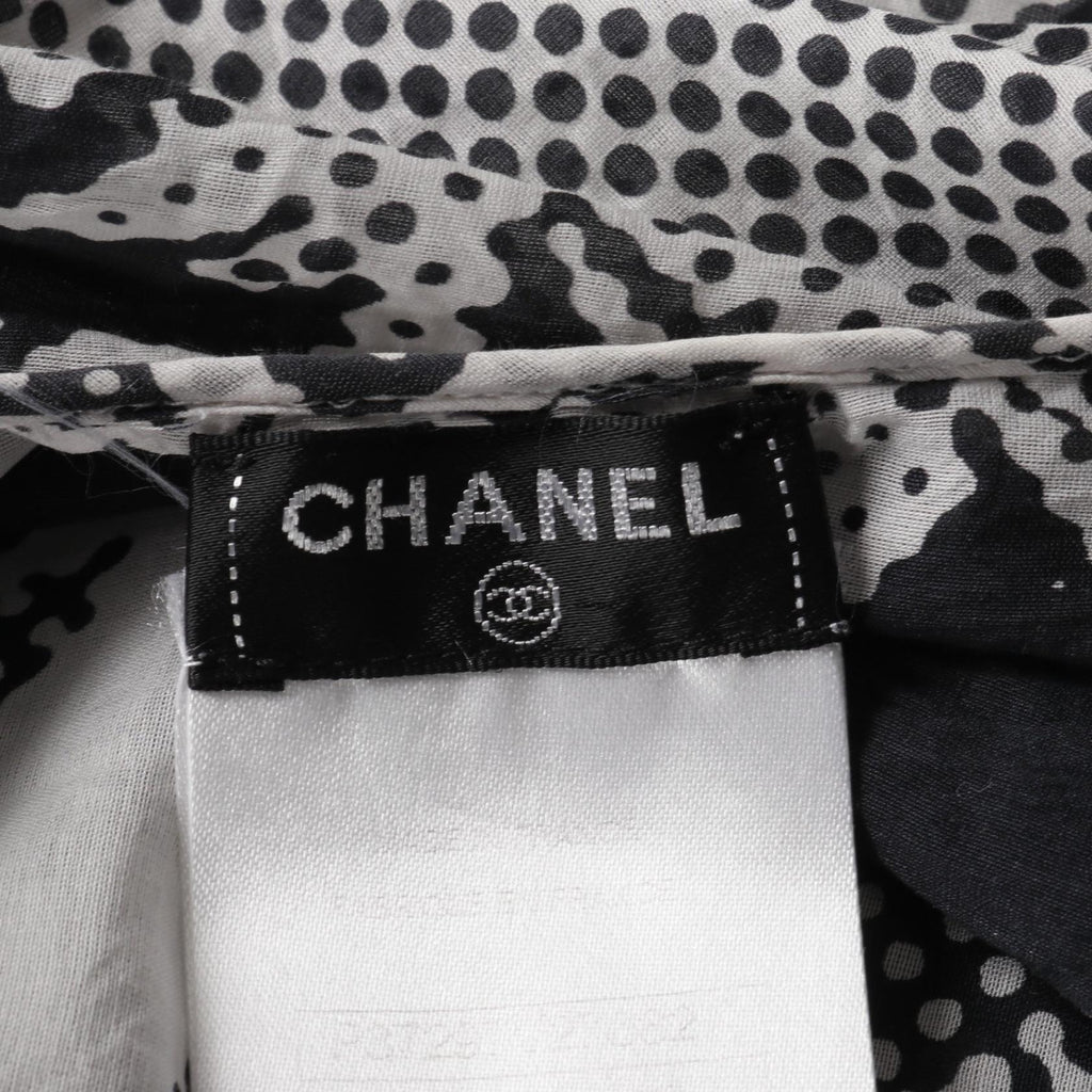 Chanel Lion Coco Mark Cotton Silk Dress
