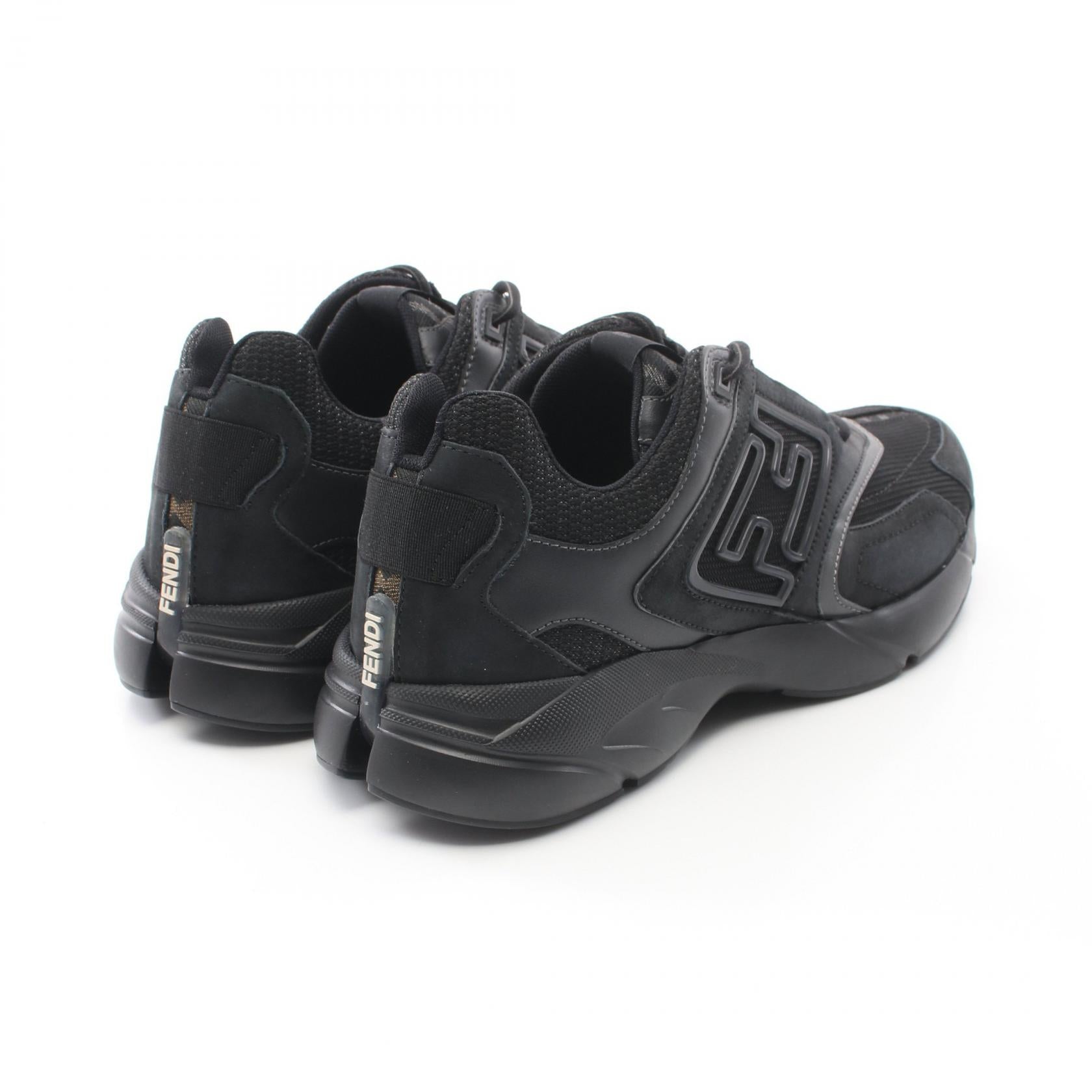 Fendi FASTER Suede Fabric Sneakers