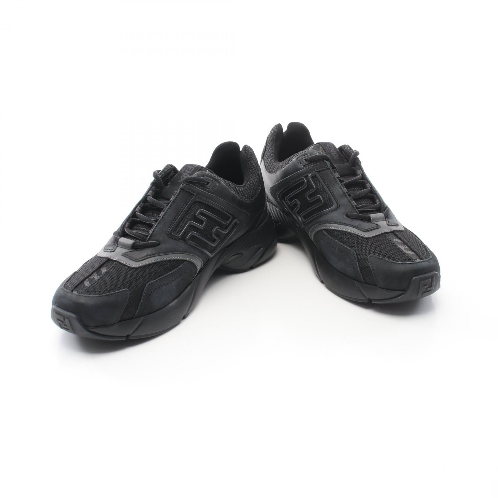 Fendi FASTER Suede Fabric Sneakers