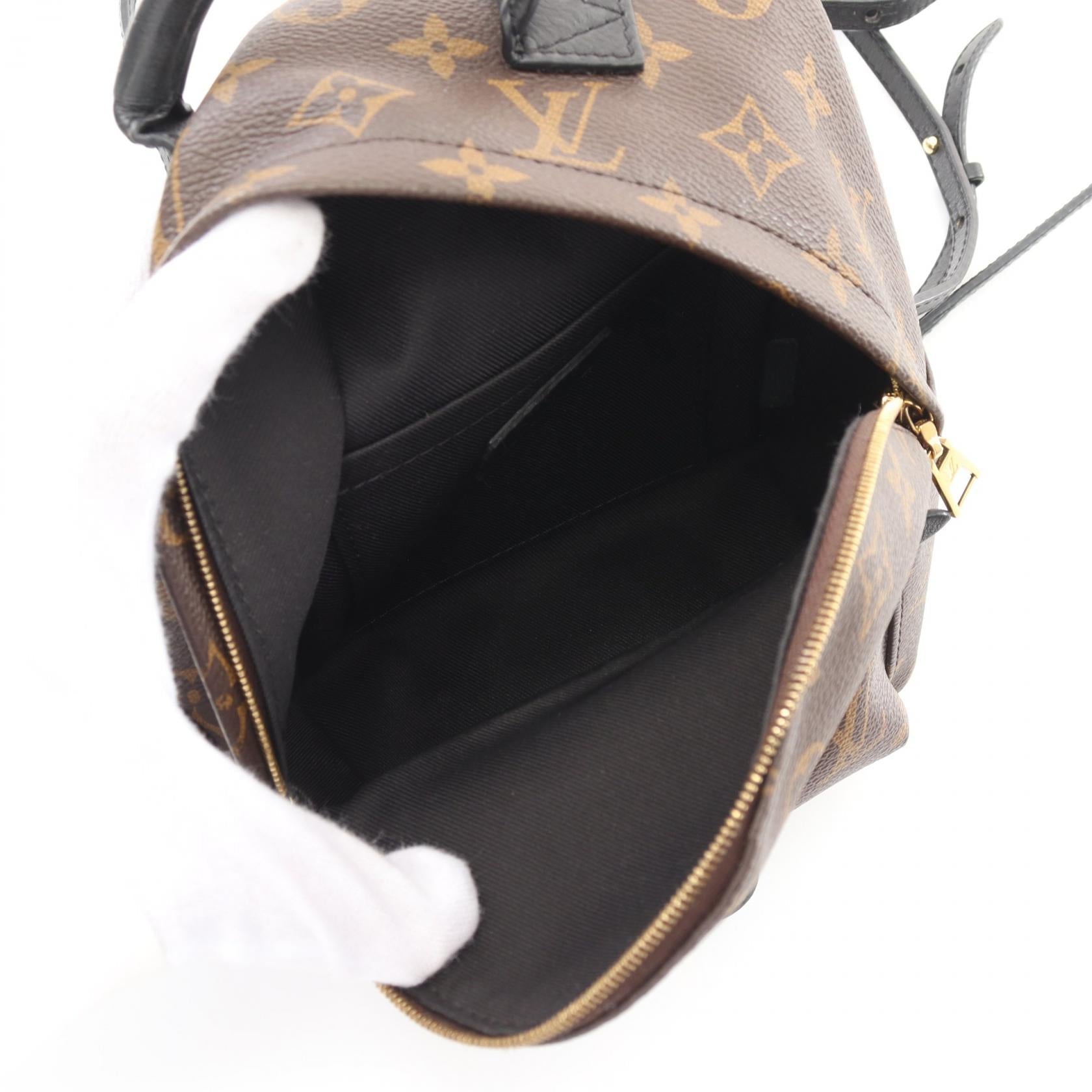 Louis Vuitton Palm Springs Mini Monogram Coated Canvas Backpack