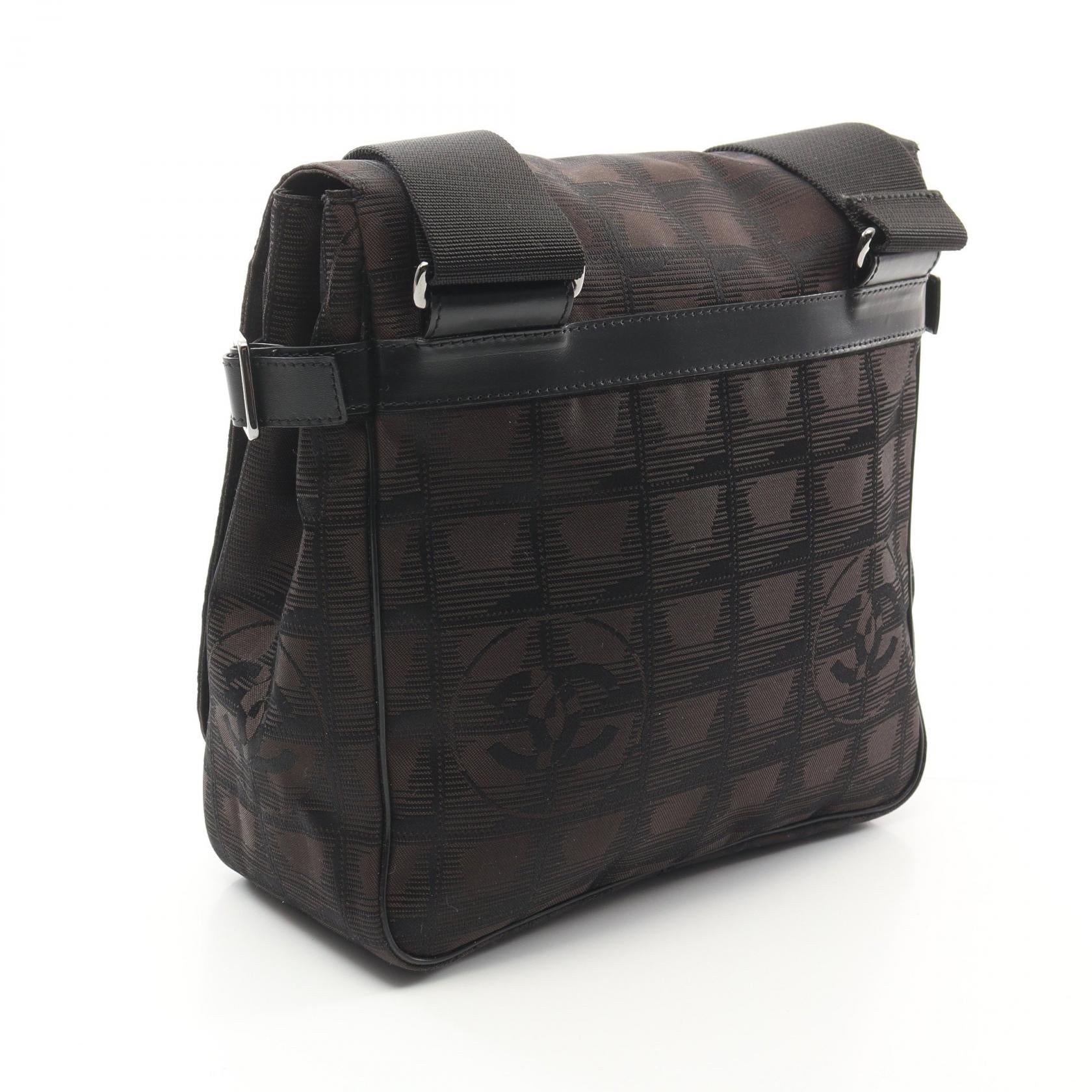 Chanel New Travel Line Nylon Canvas Shoulder Bag