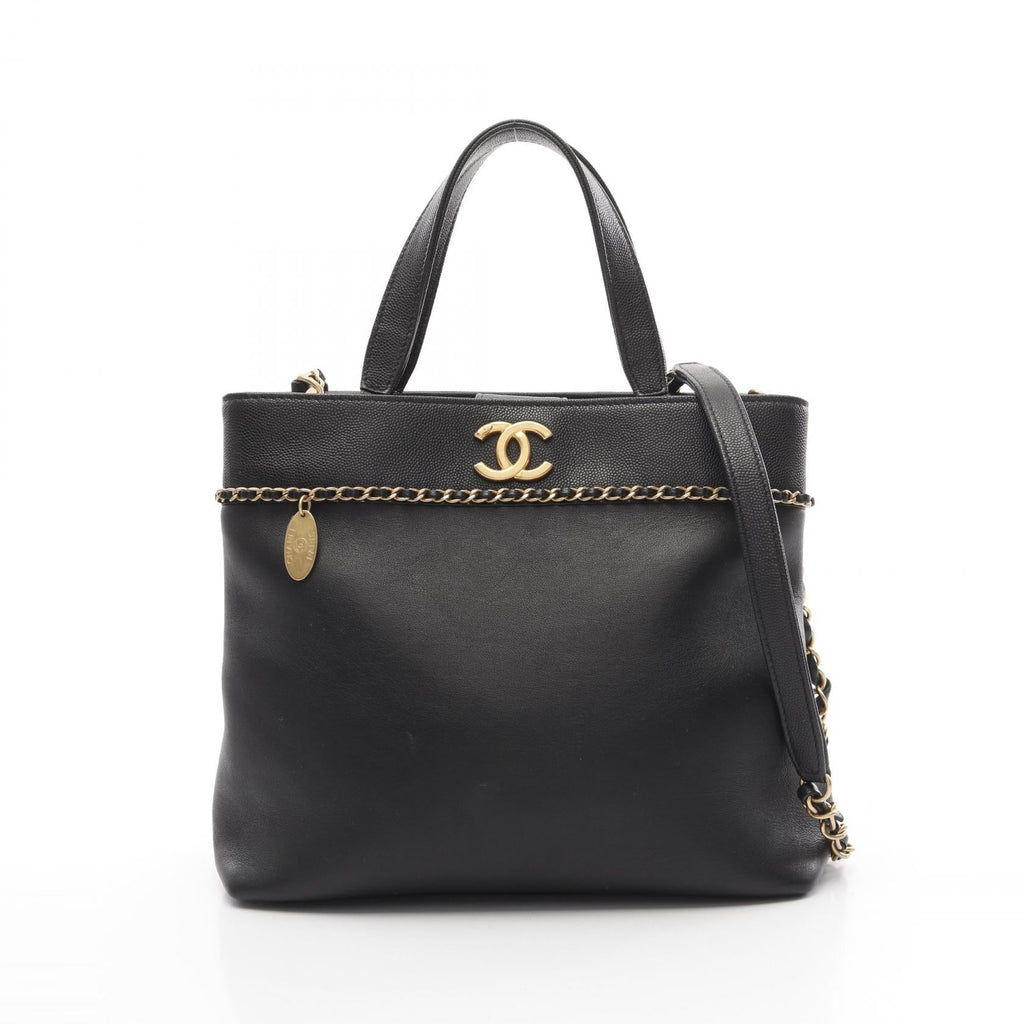 Chanel Coco Mark Matelassé Grained Calfskin Shoulder Bag