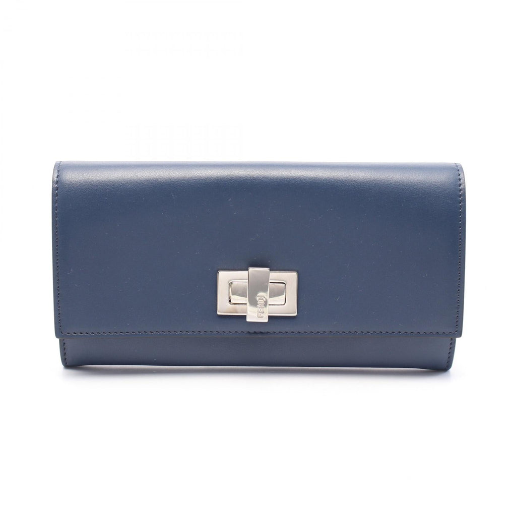 Fendi Peekaboo Leather Long Wallet